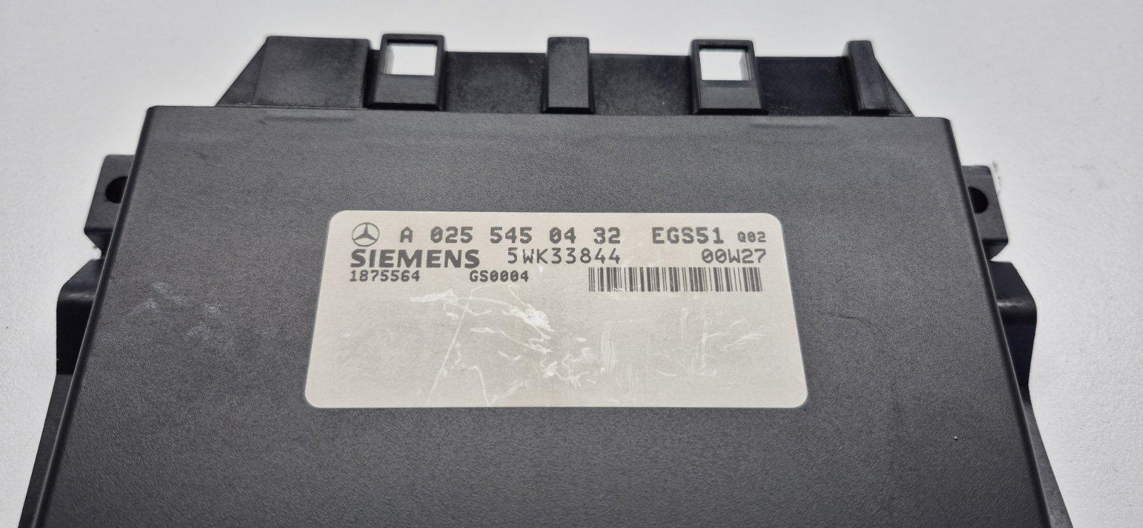 Компютър за автоматична скоростна кутия 5G Mercedes-Benz E-класа W210(1996-2001);C-класа W203(2000-2003) №А 025 545 04 32/№ 5WK33852 - Image 2