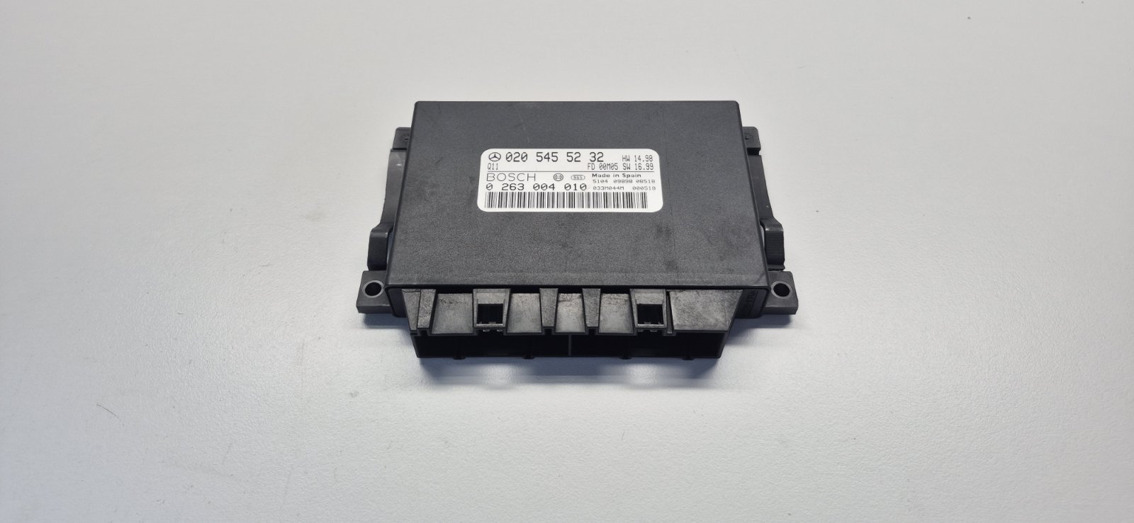 Компютър за автоматична скоростна кутия 5G Mercedes-Benz S-класа W220(1997-2005);CL W215(1998-2005) №А 020 545 52 32/BOSCH № 0 263 004 010